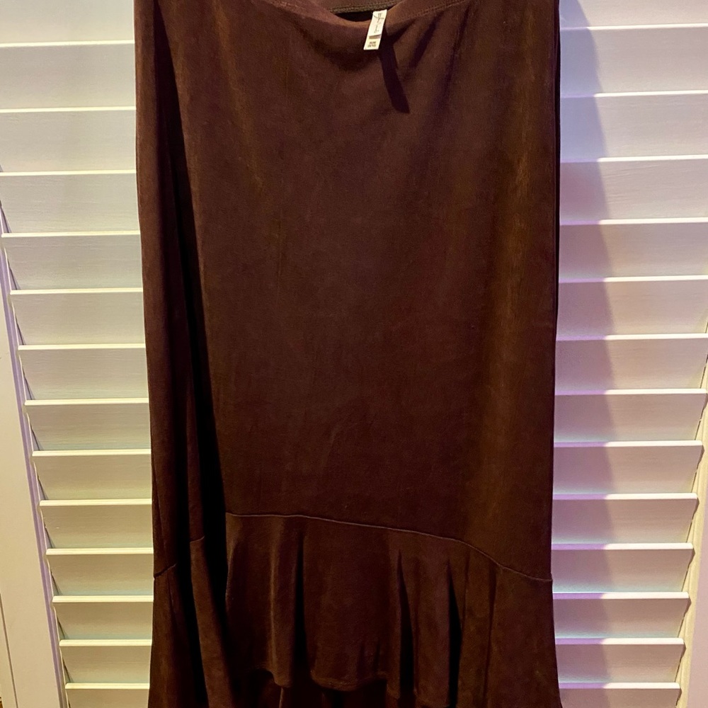 Chocolate brown skirt size medium